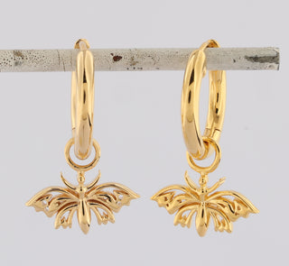 Gaia Hoop Dangle Earrings
