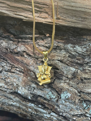 Just One 22K Ganesha Pendant