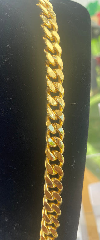 22" 10mm Cuban Link Chain