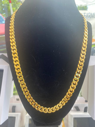22" 10mm Cuban Link Chain