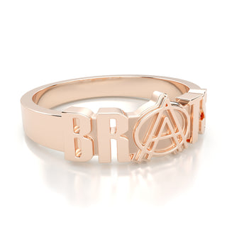 Brats Embossed Ring